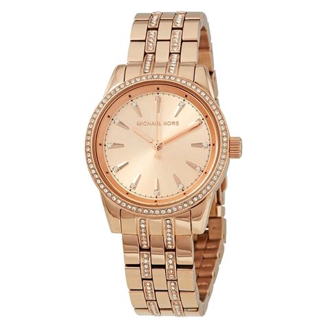 michael kors mini ritz watch rose gold nordstrom|michael kors watch rose gold .